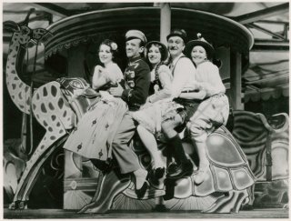 L to R: Tilly Losch, Fred Astaire, Adele Astaire, Frank Morgan, Helen Broderick, from the original 1931 Broadway production of The Band Wagon