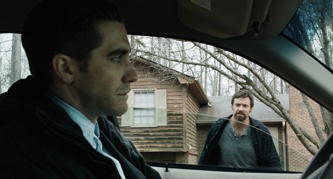 Jake Gyllenhaal and Hugh Jackman star in 'Prisoners', which opens in the UK on Sept. 27.